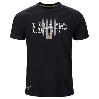 Camisa Mizuno Cotton Tee 2 Lazio Hombre - Negros - Chile M581CYTIOW